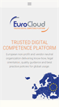 Mobile Screenshot of eurocloud.org