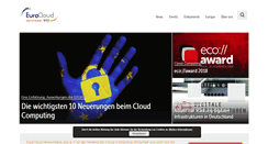 Desktop Screenshot of eurocloud.de