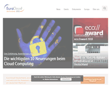 Tablet Screenshot of eurocloud.de